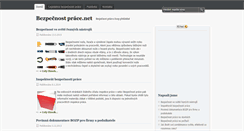 Desktop Screenshot of bezpecnost-prace.net