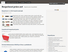 Tablet Screenshot of bezpecnost-prace.net